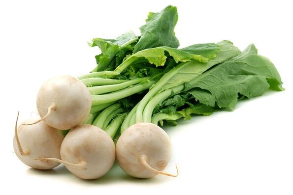 ដោយការទទួលទាន turnip ជាទៀងទាត់បុរសម្នាក់នឹងភ្លេចអំពីបញ្ហាជាមួយនឹងសក្តានុពល